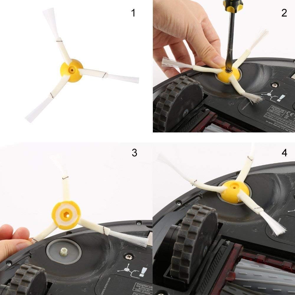 MTKD® Kit Ersatzteile Kompatibel mit iRobot Roomba Serie 800 und 900 - 14 Teile Zubehör-Kit (Bürsten