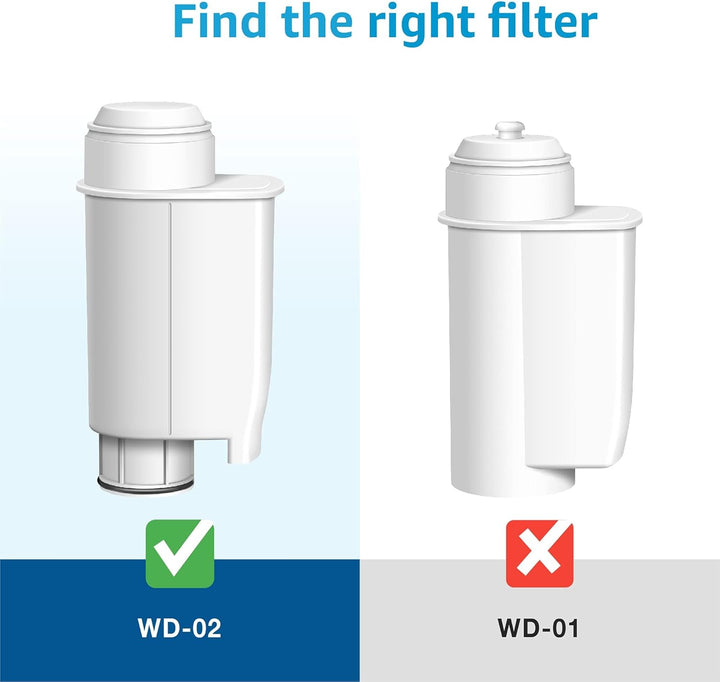 Waterdrop Wasserfilter, Ersatz für Brita® Intenza+ Philips® Saeco® CA6706/48 CA6702/00 Gaggia® Mavea