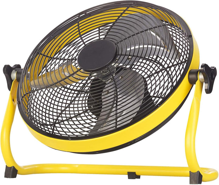 Sichler Haushaltsgeräte Ventilator Akku: Akku-Vollmetall-Bodenventilator, bis 1.200 U/Min., 30 cm, 1
