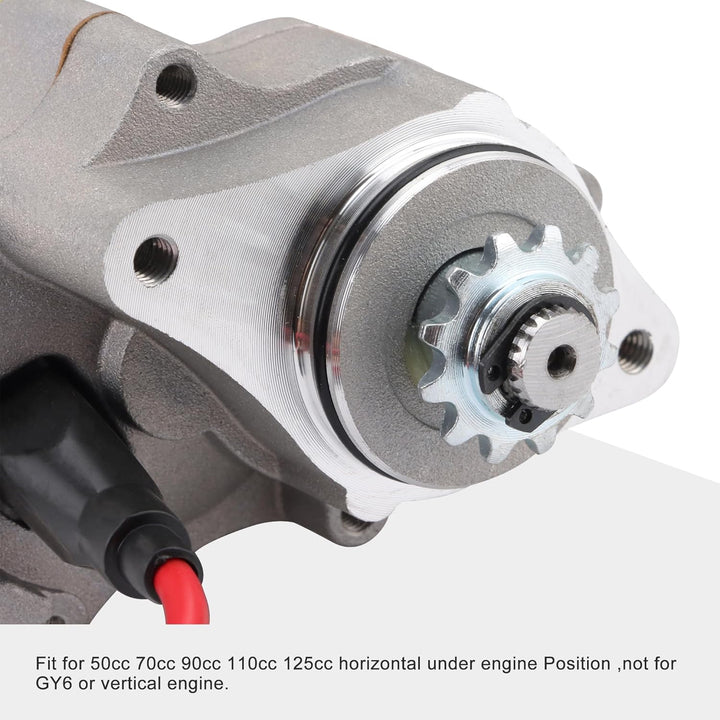 GOOFIT Elektrisch Starter Anlasser Motor(unterliegend) Ersatz für 50cc 70cc 90cc 110cc 125cc Under H