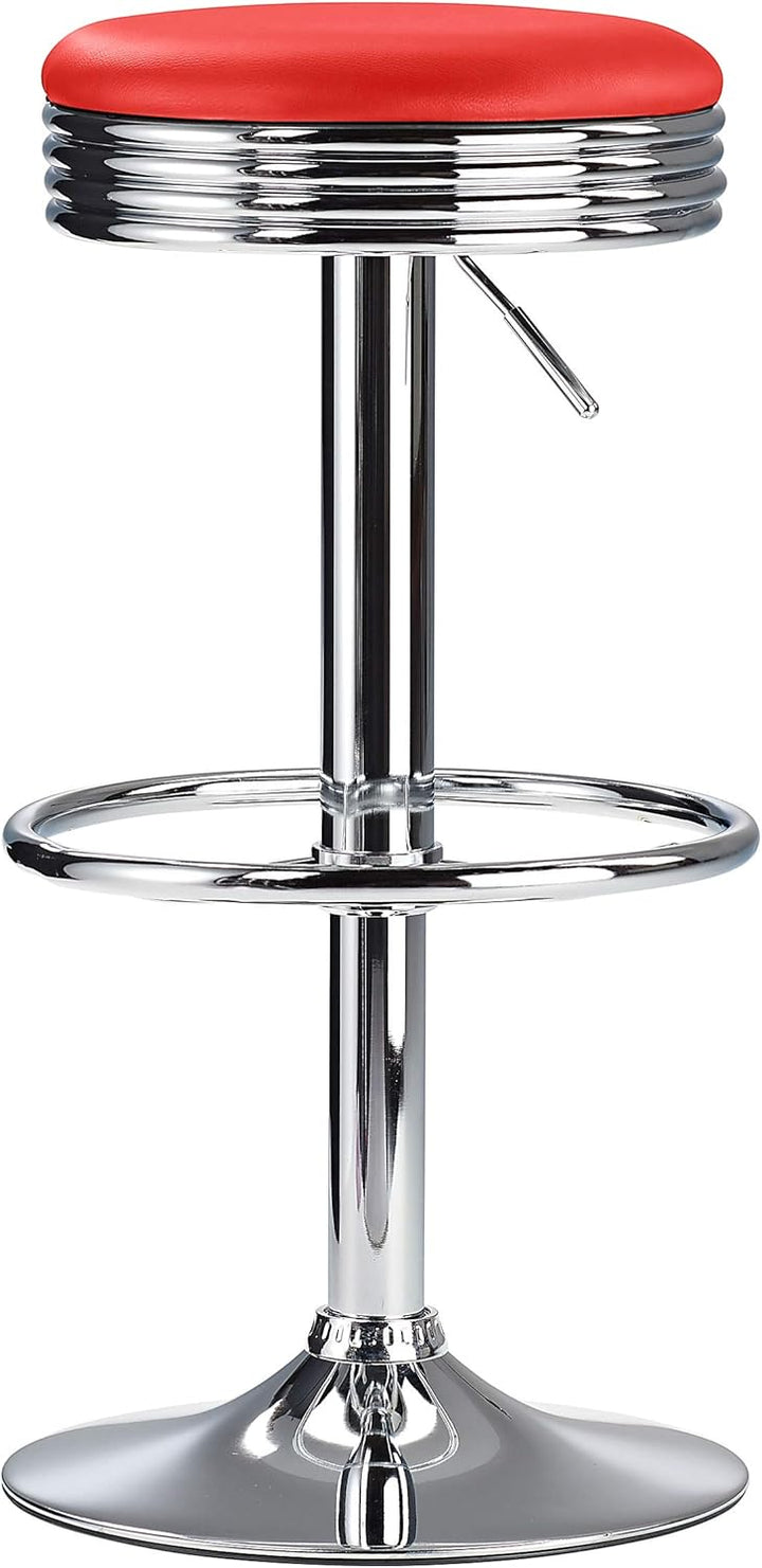 Costantino Amerikanische Diner Stil Bar Stuhl Rot
