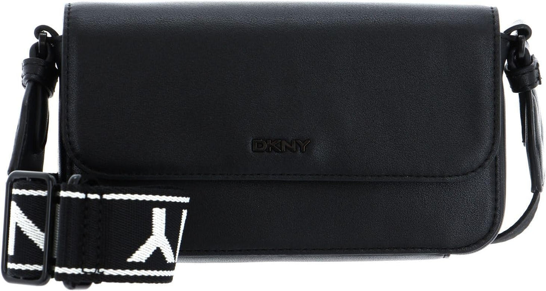 DKNY Women's Winonna Crossbody, Black Logo Black