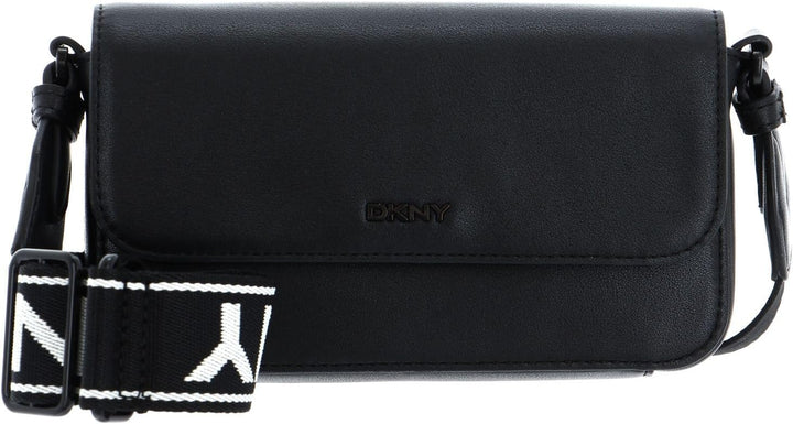 DKNY Women's Winonna Crossbody, Black Logo Black