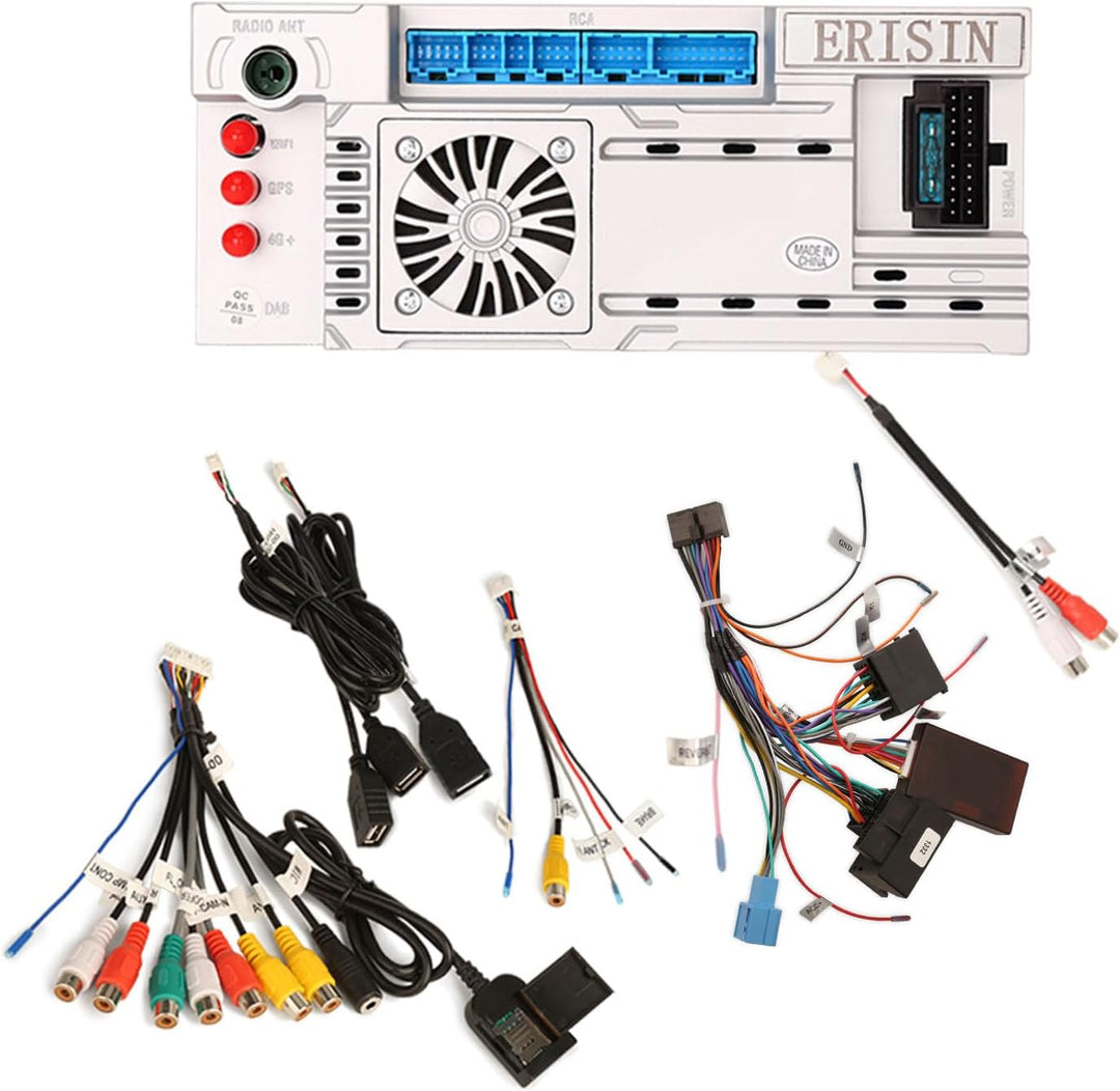 Erisin Acht Kern 4GB+64GB Android 14 Autoradio Für BMW 3er E46 316 320 MG ZT Rover 75 mit GPS Naviga
