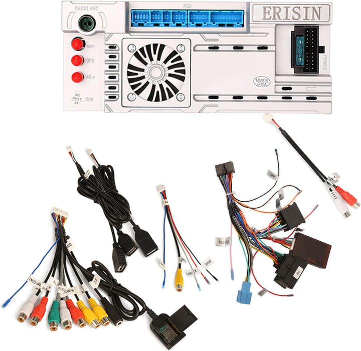 Erisin Acht Kern 4GB+64GB Android 14 Autoradio Für BMW 3er E46 316 320 MG ZT Rover 75 mit GPS Naviga