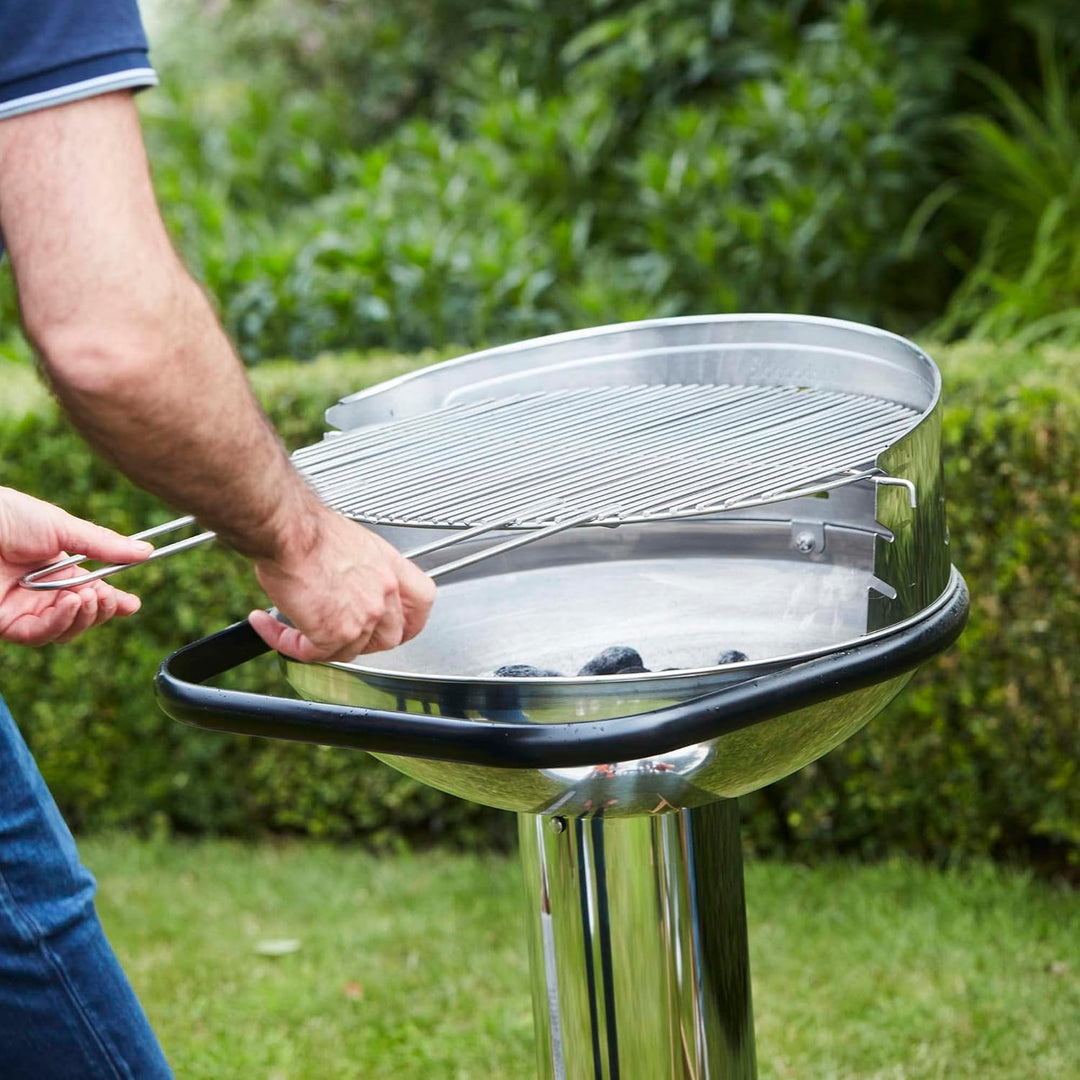 Barbecook Grillrost rund 50 cm mit zwei festen Haltegriffen für Holzkohlegrill, BBQ grill zubehör, e