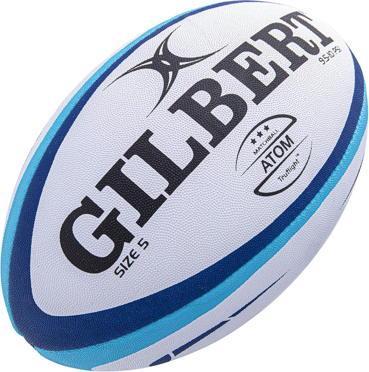 Gilbert Atom Match Rugbyball, Blau blau 5, blau 5