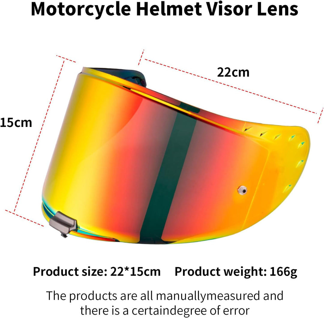 Helmvisier für FF327 Challenger,Motorradhelm Visier,Motorrad Windschutz Helm Objektiv Visier Vollges