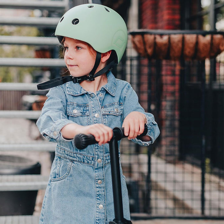 Scoot & Ride, S - M Size Kids Helmet kiwi, kiwi