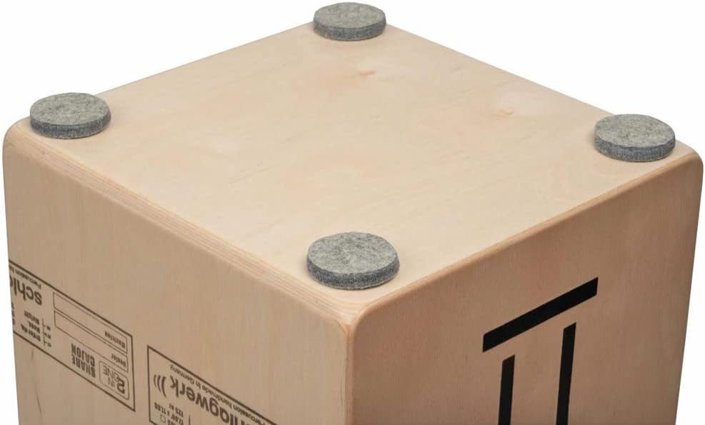 Schlagwerk CP404 Natur Cajon + keepdrum Sitzpad Rot