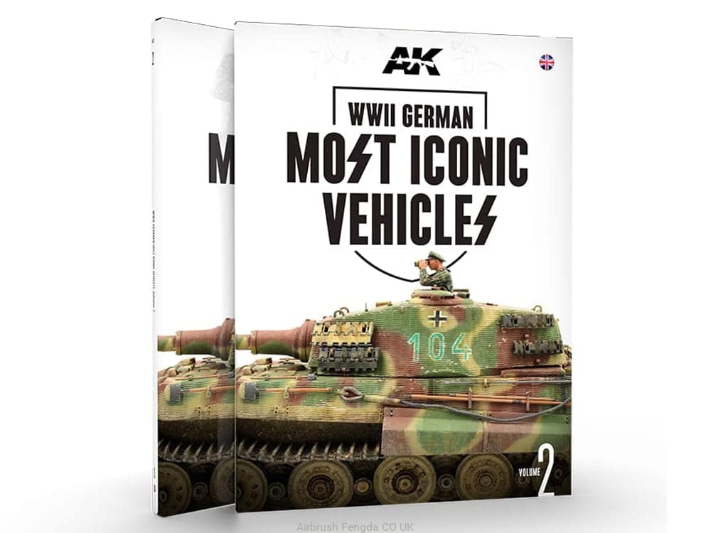 AK BOOK AK516 WWII GERMAN MOST ICONIC SS VEHICLES. VOL 2 (172 pages) (English)