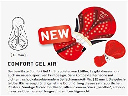 Löffler He. Bike Trägerhose Light Hotbond 46 Schwarz, 46 Schwarz
