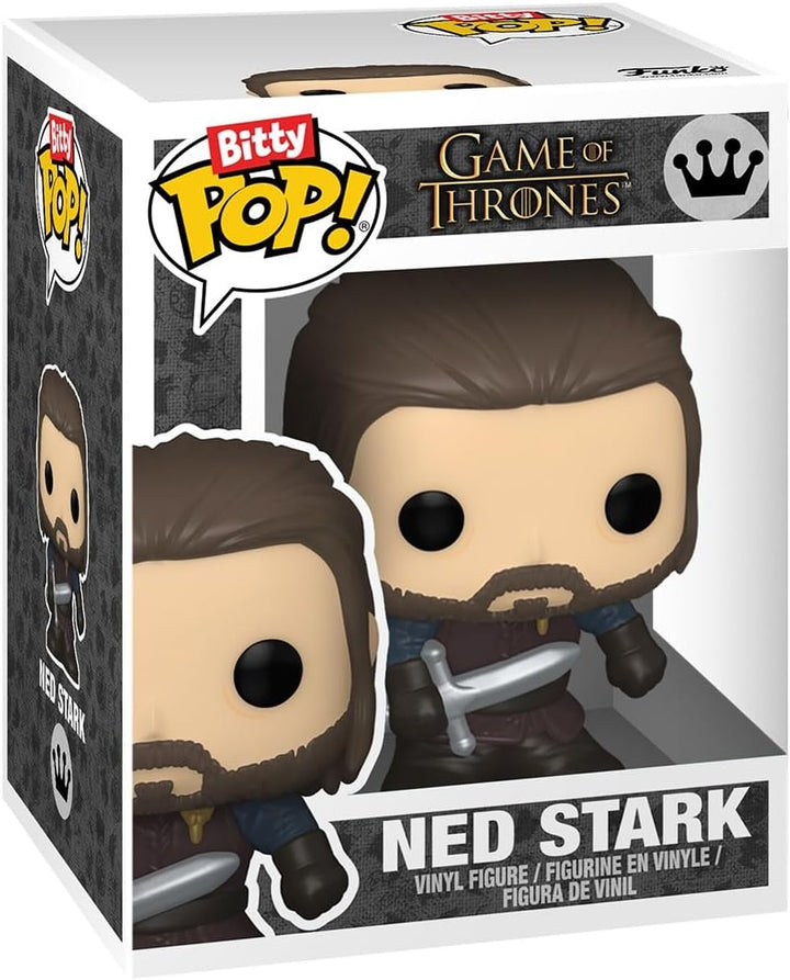 Funko Bitty Pop! GoT - Ned Stark 4pkund eine Überraschungs-Mini-Figur - 0.9 Inch (2.2 cm) - Game of