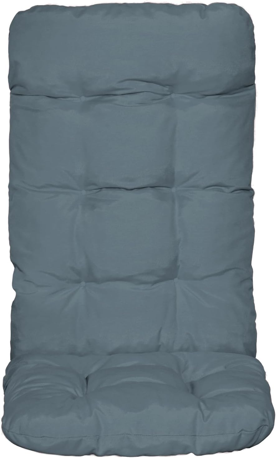 Beautissu Hochlehner Auflage 120x50x8cm - Sitzpolster für Gartenstühle Outdoor Stuhlkissen hoch – Ga