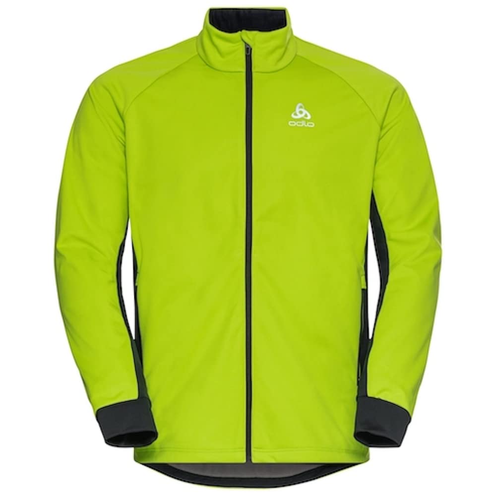Odlo Herren Brensholmen Jacke Softshelljacke Outdoorjacke L lime green - black, L lime green - black