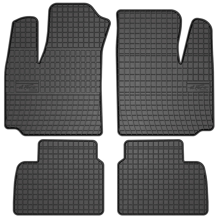 M MOTOS Gummimatten Auto Fussmatte passt für FIAT Doblo I 2000-2010 Verbessern Sie Ihren Reisekomfor