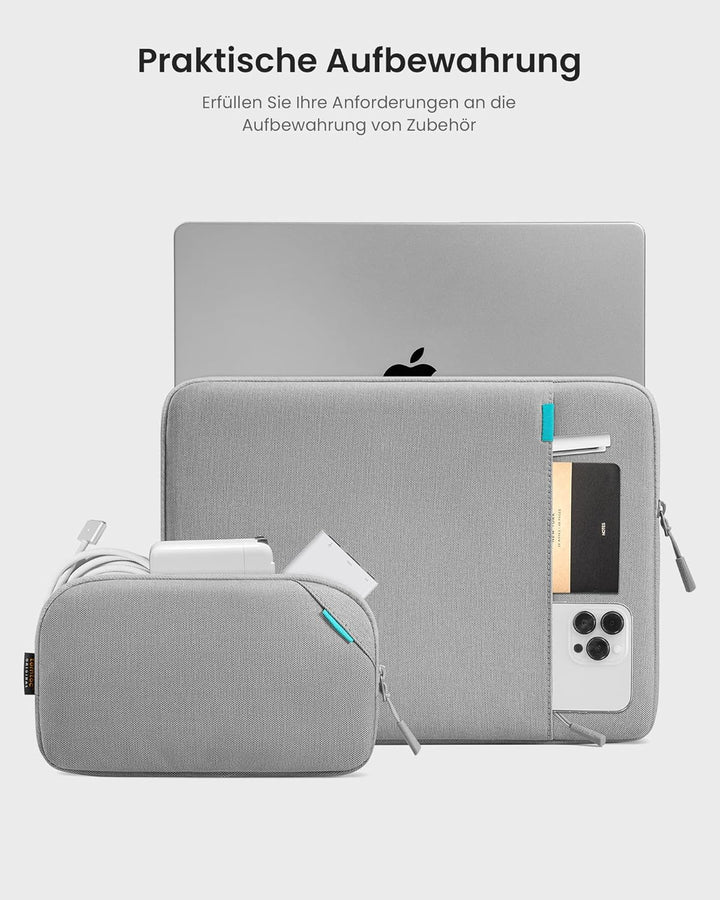 tomtoc 360° Laptop Tasche Hülle für Neu 14-Zoll MacBook Pro M4/M3/M2/M1 Pro/Max (2024-2021) A3112 A3