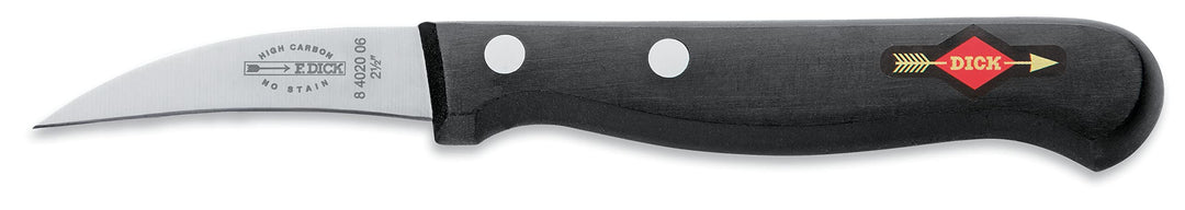 F. DICK Schälmesser, Superior (Tourniermesser mit Klinge 6 cm, X55CrMo14 Stahl, nichtrostend, 56° HR