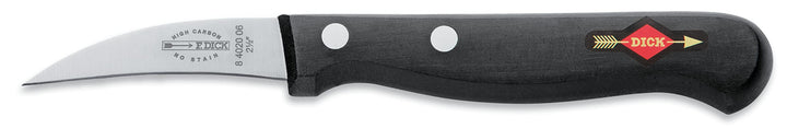 F. DICK Schälmesser, Superior (Tourniermesser mit Klinge 6 cm, X55CrMo14 Stahl, nichtrostend, 56° HR