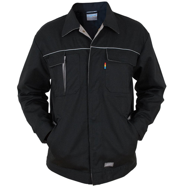 Carson Contrast Arbeitsjacke, 1 Stück, 58, schwarz/Grau, CC710.SG 58 Schwarz / Grau, 58 Schwarz / Gr