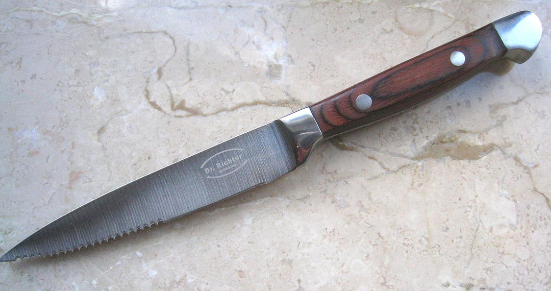 Dr. Richter® Steakmesser "Nebraska", geschmiedet, 4er-Set, hochwertige Ausführung