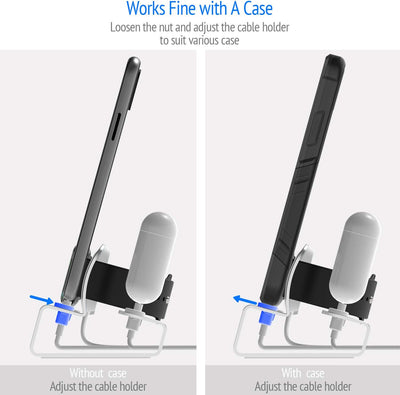 Ladestation für Apple Watch und iPhone Airpods, 3 in 1 Aluminum Docking Station Halterung iWatch Stä