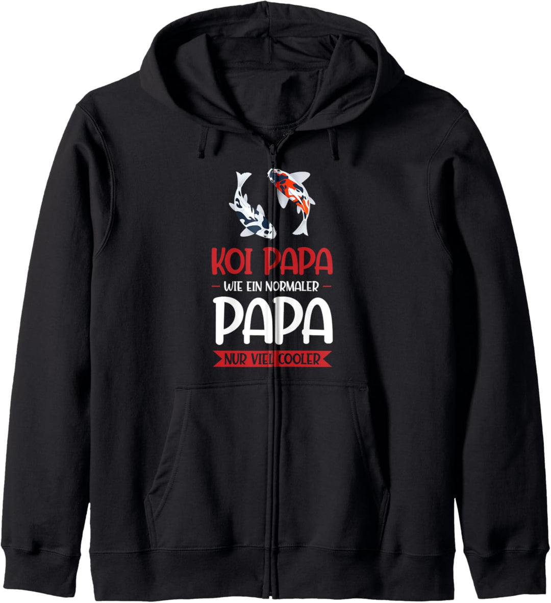 Koi Papa Koi Fisch Koi-Karpfen Kapuzenjacke
