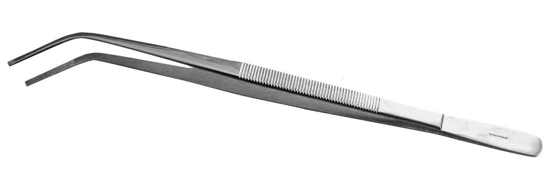 Edelstahl Pinzette abgewinkelt 60cm extralang