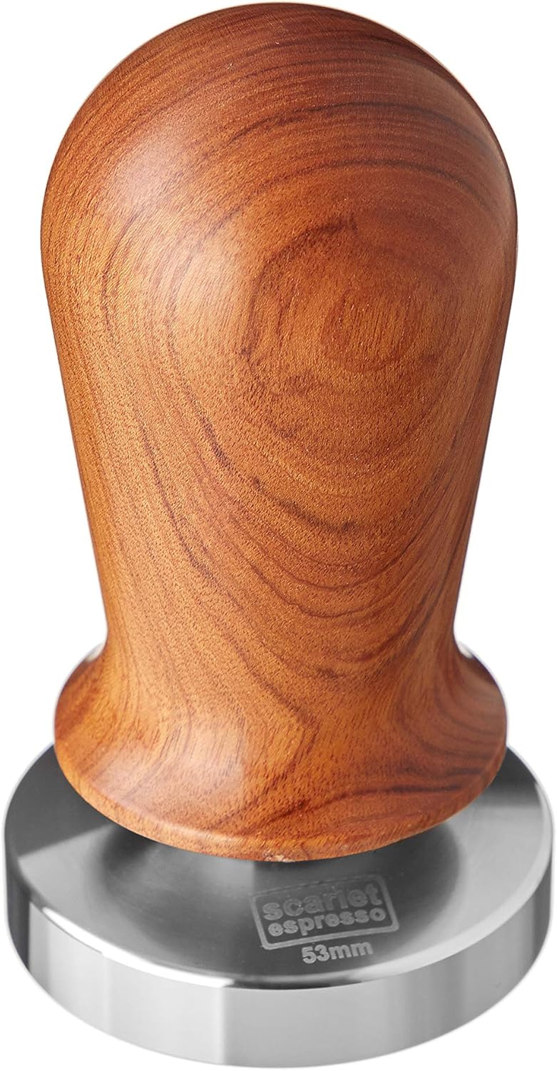 scarlet espresso | Tamper »Perfetto« für Barista; auf 35 lbs Anpressdruck kalibiriert; mit Alu- oder