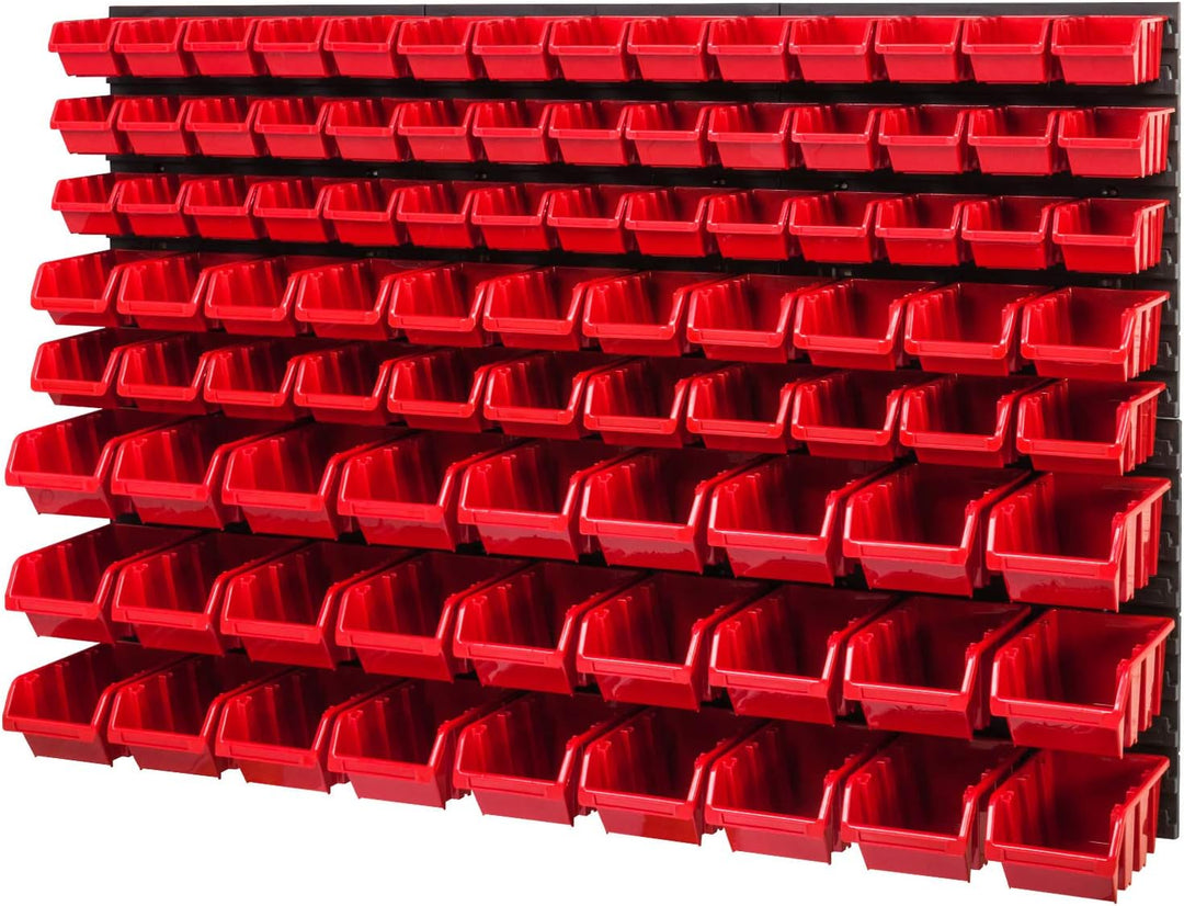 PAFEN Lagersystem 780x1158mm Stapelboxen Wandregal Sichtlagerkästen Schüttenregal Lagersystem 91 Box