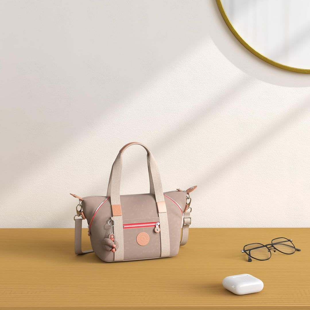 Kipling Damen Art Mini Henkeltasche, Beige (True Beige C), 34x21x18.5 cm True Beige Combo, True Beig