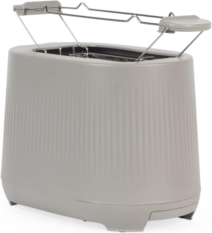 Progress Mellow 2-Scheiben-Toaster – Auftau-, Aufwärm- & Stoppfunktionen, 6 Bräunungsstufen, herausn