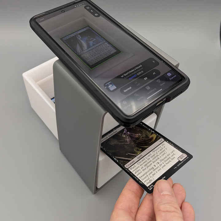 ScanBox für unsleeved und sleeved MTG Karten; Elementar Version; Schnelles Scannen und Preisauskunft