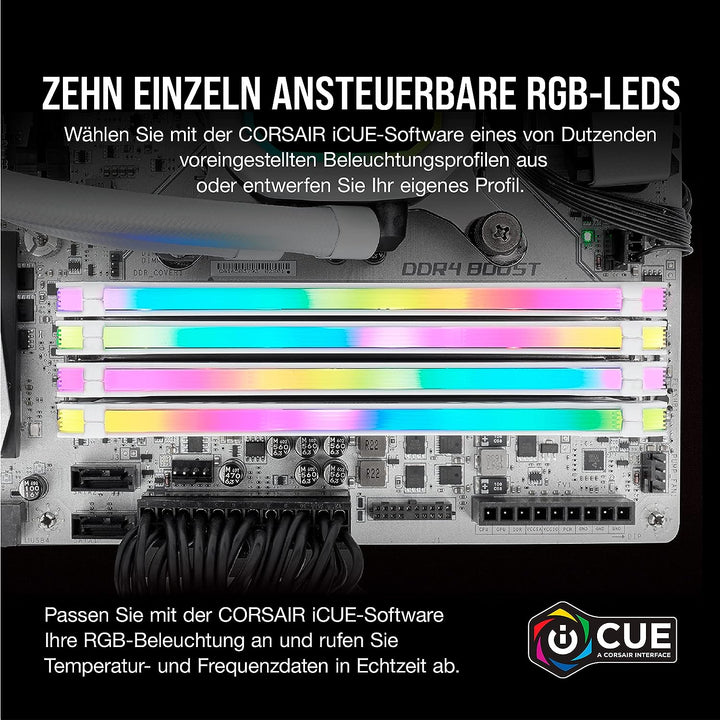 Corsair Vengeance RGB PRO 16GB (2x8GB) DDR4 3600MHz C18 XMP 2.0 Enthusiast RGB LED-Beleuchtung Speic