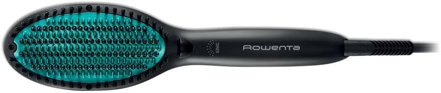 Rowenta Powerstraight Glättbürste, CF5820, Alle Haartypen, Glätten Mit Dreifachwirkung, Strahlender