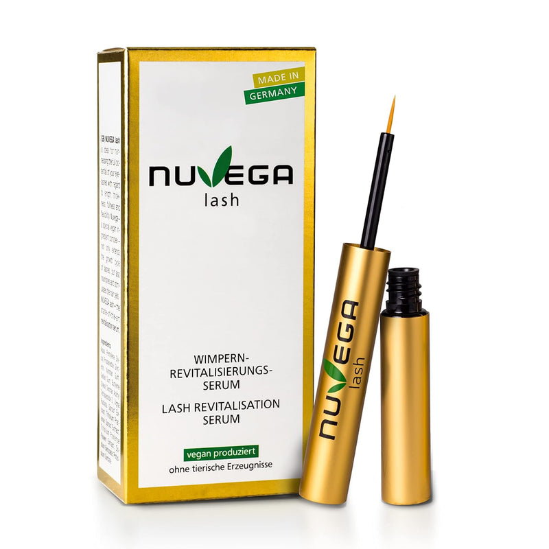 Nuvega Lash – Veganes Wimpernserum & Augenbrauenserum für lange Wimpern in nur 4-6 Wochen I Lash Ser