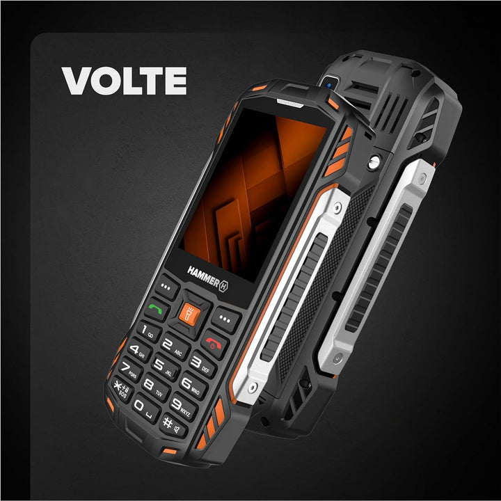 Hammer H Power Plus LTE Outdoor Handy ohne Vertrag, 4000mAh Akku, 128MB Memory, 64MB RAM, 2,8" IPS D