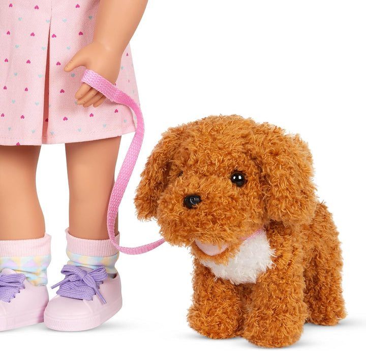 Our Generation - Hop in Dog Carrier - Pudel Plüschhund - Tragetasche für Haustiere - 46 cm Puppe Zub