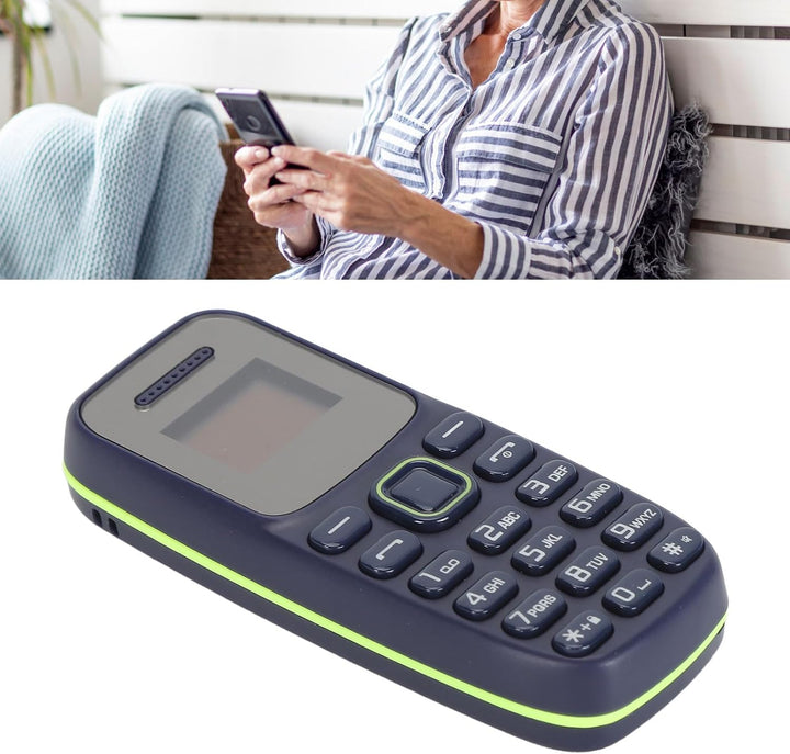 VGEBY Grossknopf-Handy, älteres Handy Entsperrt 2G GSM -Telefon 0,66 Zoll Dual-SIM GSM -Musik-Player