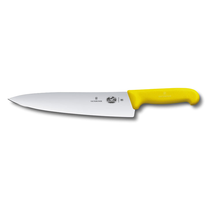 Victorinox Fibrox Kochmesser, Breites Universalmesser für Fleisch, Fisch, Gemüse und Kräuter, 25 cm,