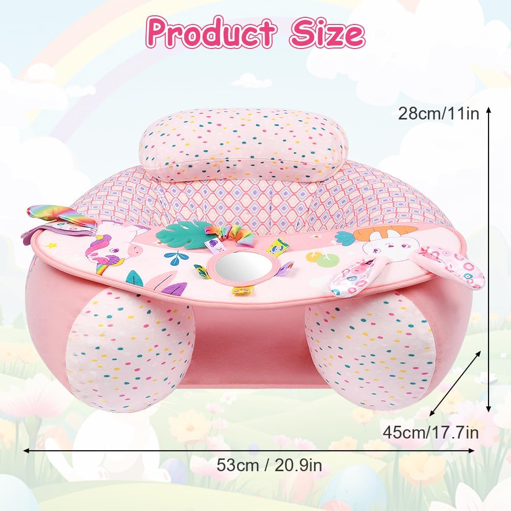Aufblasbarer Babystuhl, Babyschale für 3-36 Monate, tragbarer Säuglings-Luftpumpensitz, Babysitze zu