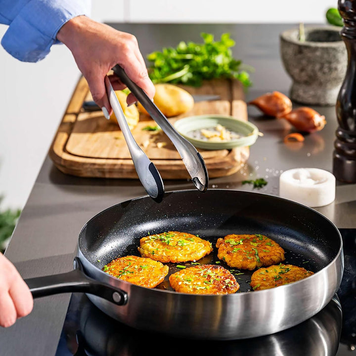 Berghoff Home Edelstahl Bratpfanne 20cm – Antihaft-Pfanne ohne PFAS – Induktionsgeeignet – kleine Pf