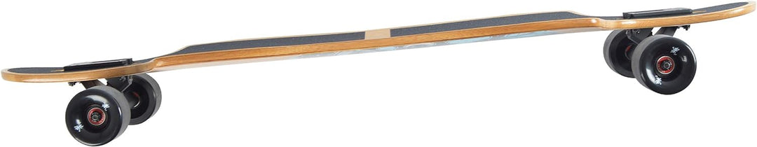 Apollo Longboard, Komplettboard mit Deck aus Bambus & Fiberglas, High-End Board mit ABEC 9 Kugellage