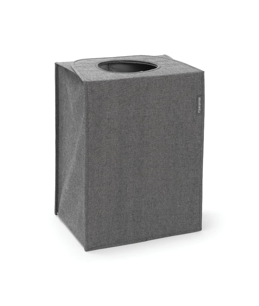 Brabantia - Wäschesack - Quick-Drop-Öffnung - Robuste Textilsack - Platzsparend - Der Deckel lässt s