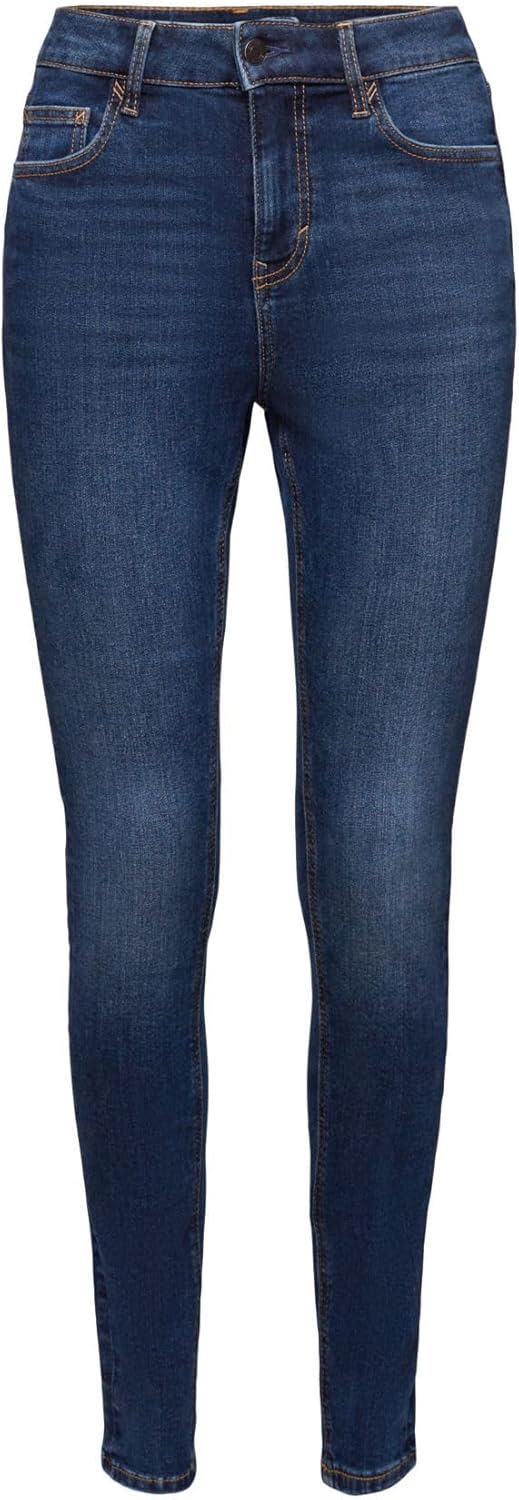 ESPRIT Damen Jeans 24W / 32L 901/Blue Dark Wash, 24W / 32L 901/Blue Dark Wash