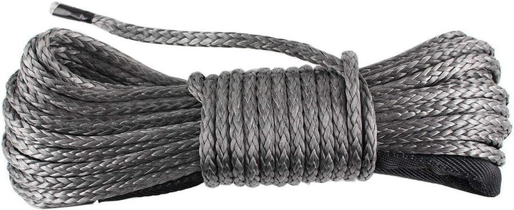 Synthetische Seilwinde Line Kabel 1/4 x 48 '(5 mmx15 m) 7700lbs Seilwinde ATV UTV Quad Dyneema SK78