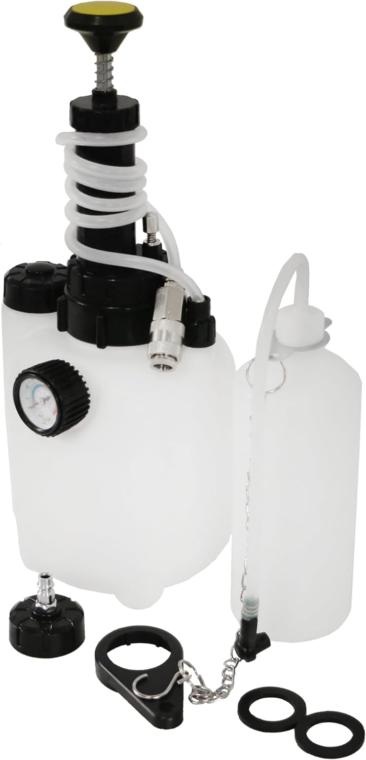 echtools 3L Bremsenentlüftungsgerät Auto Bremsenentlüfter Bremsflüssigkeitswechselgerät mit 1L Absau