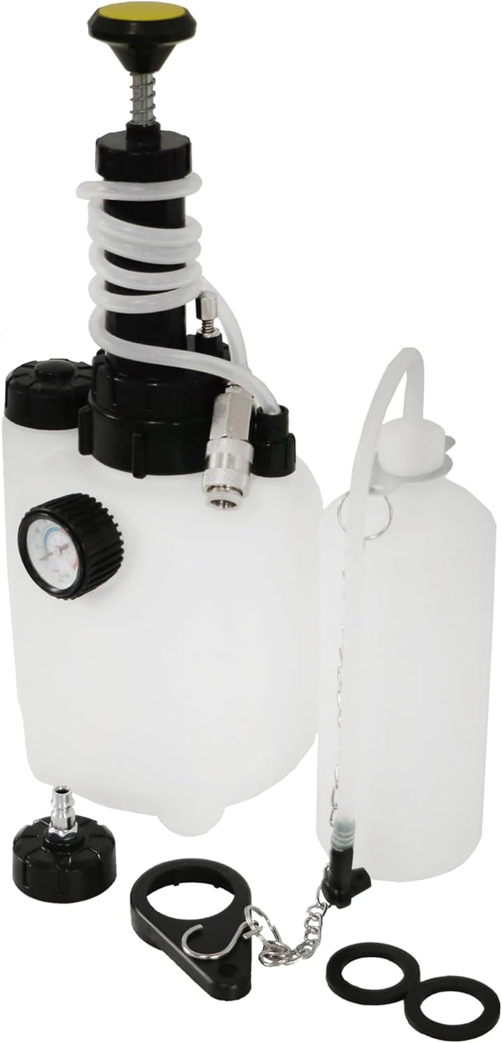 echtools 3L Bremsenentlüftungsgerät Auto Bremsenentlüfter Bremsflüssigkeitswechselgerät mit 1L Absau