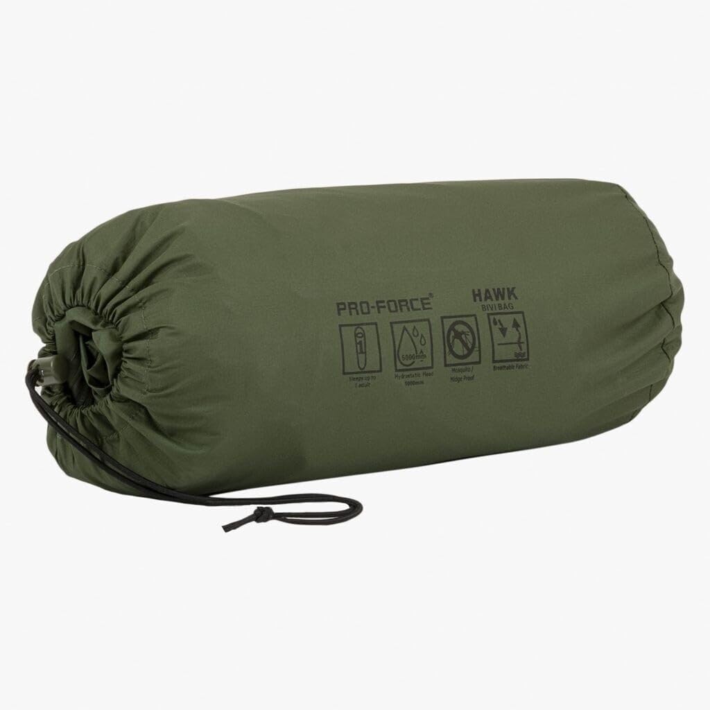 Highlander Mens Hawk Lightweight Compact Waterproof Bivi Bag Oliv Einheitsgrösse, Oliv Einheitsgröss