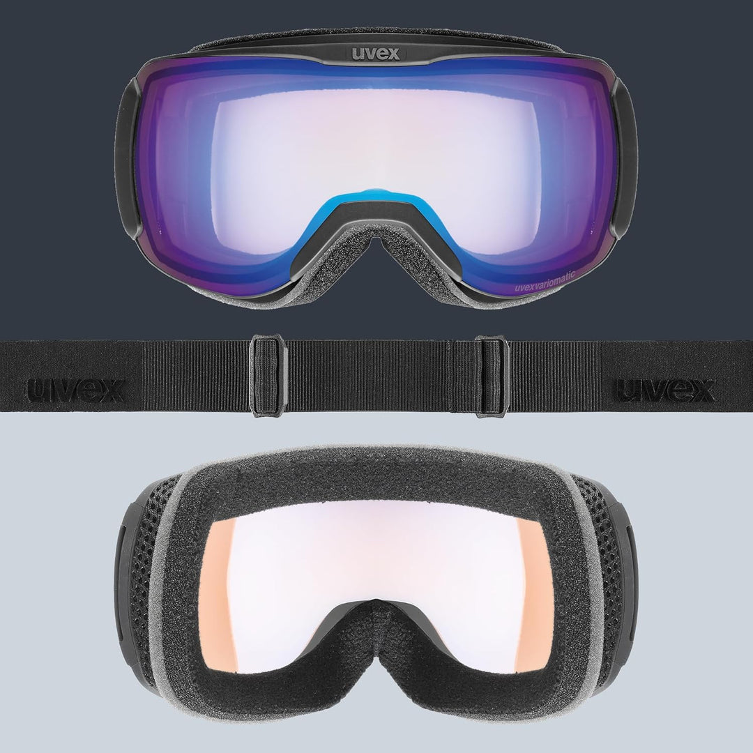 Uvex downhill black matt/blue-clear Gen. 2, black matt/blue-clear Gen. 2